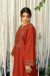 URGE - 3PC LAWN EMBROIDERED LA-118