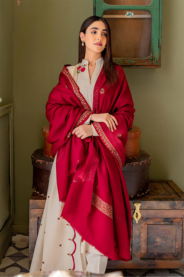 AISLING - 3PC DHANAK EMBROIDERED LA-18