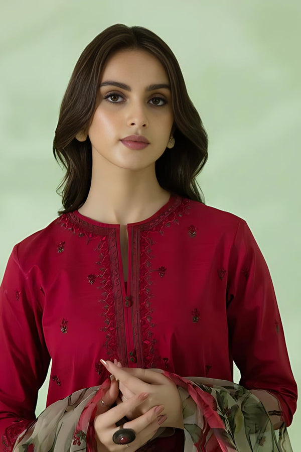 SAPPHIRE - 3PC DHANAK EMBROIDERED LA-50