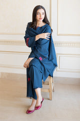 AISLING - 3PC DHANAK EMBROIDERED LA-70