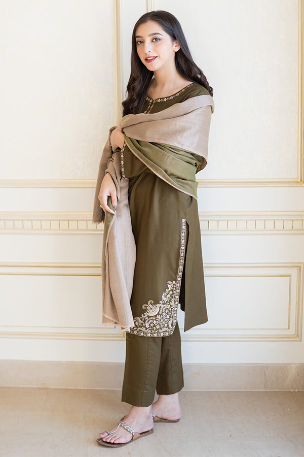AISLING- 3PC DHANAK EMBROIDERED LA-74