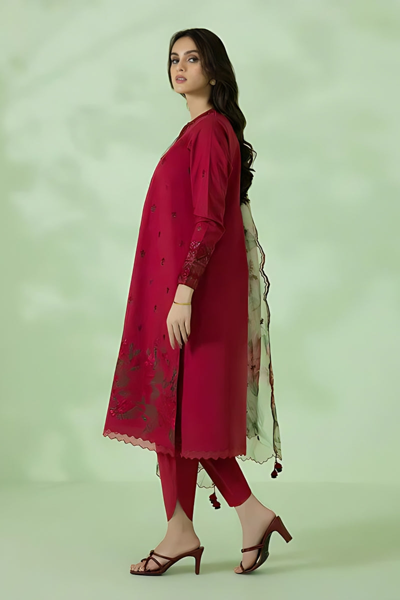 SAPPHIRE - 3PC DHANAK EMBROIDERED LA-50