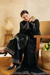 ZARA SHAHJAHAN - 3PC DHANAK EMBROIDERED LA-78B