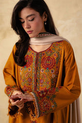 ZARA SHAHJAHAN - 3PC DHANAK EMBROIDERED LA-78M