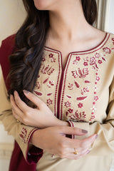 AISLING - 3PC DHANAK EMBROIDERED LA-72