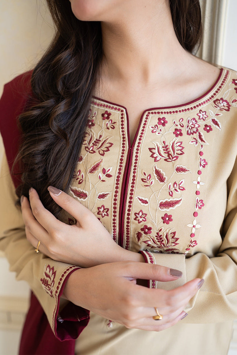 AISLING - 3PC DHANAK EMBROIDERED LA-72
