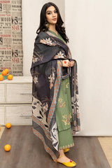 URGE - 3PC LAWN EMBROIDERED LA-84