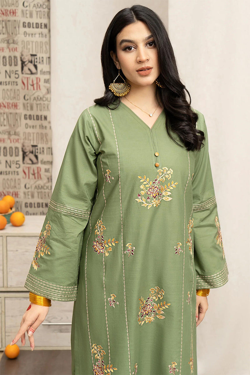 URGE - 3PC LAWN EMBROIDERED LA-84