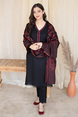AISLING - 3PC DHANAK EMBROIDERED LA-145