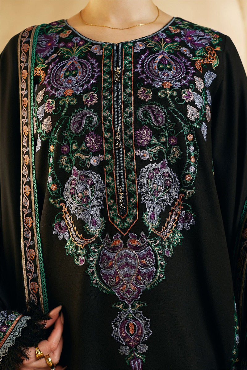 ZARA SHAHJAHAN - 3PC DHANAK EMBROIDERED LA-78B