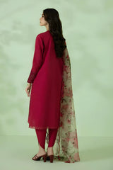 SAPPHIRE - 3PC DHANAK EMBROIDERED LA-50