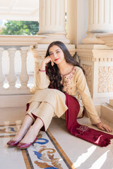 AISLING - 3PC DHANAK EMBROIDERED LA-72