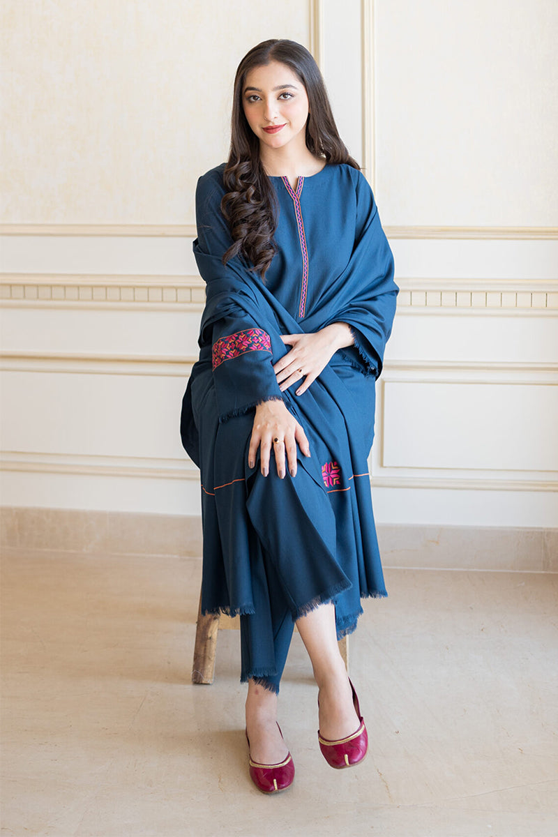 AISLING - 3PC DHANAK EMBROIDERED LA-70