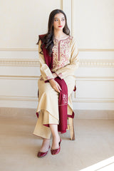 AISLING - 3PC DHANAK EMBROIDERED LA-72