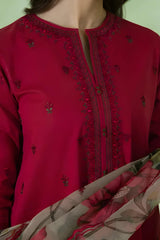 SAPPHIRE - 3PC DHANAK EMBROIDERED LA-50