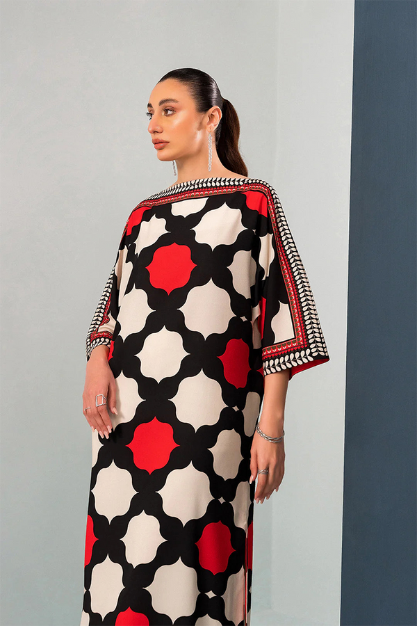 LULUSAR - 2PC DIGITAL SILK PRINTED LA-22