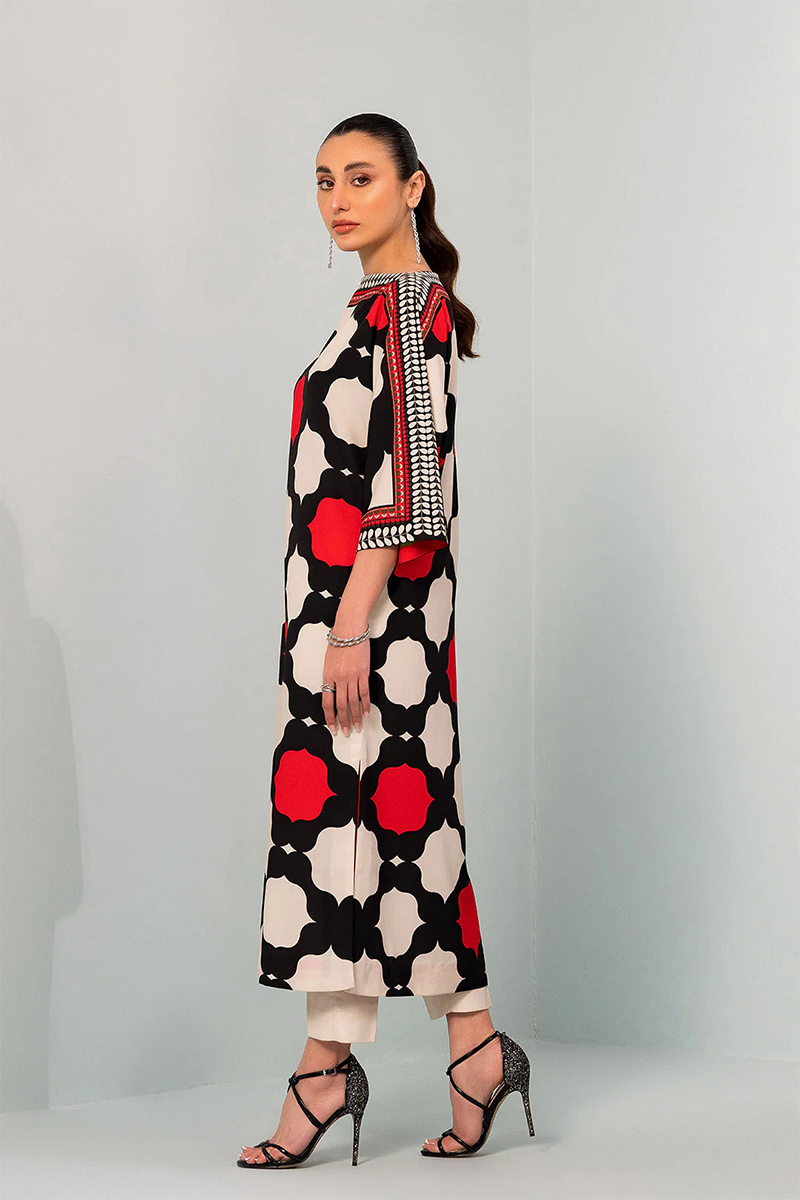 LULUSAR - 2PC DIGITAL SILK PRINTED LA-22