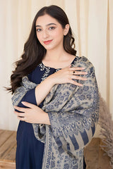 AISLING - 3PC DHANAK EMBROIDERED LA-101