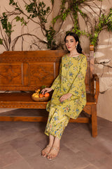 LULUSAR - 2PC DIGITAL SILK PRINTED LA-47