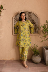 LULUSAR - 2PC DIGITAL SILK PRINTED LA-47