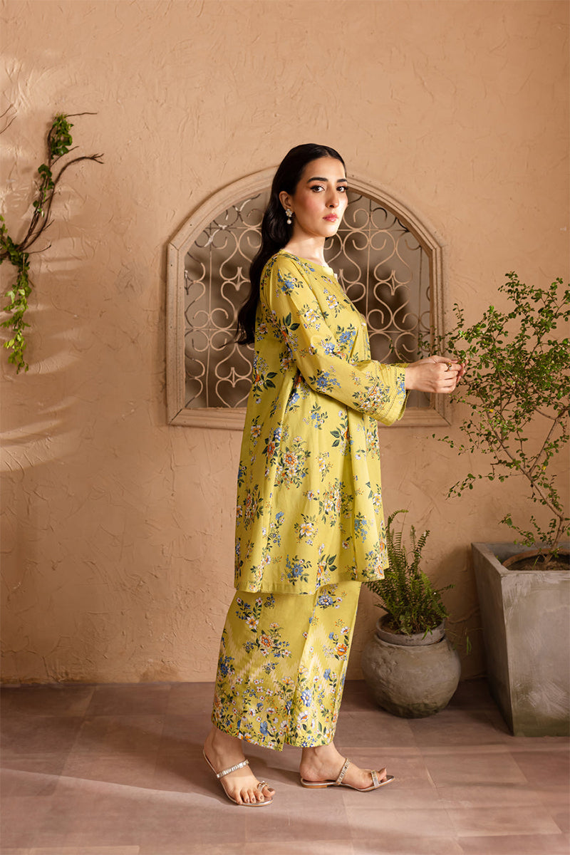 LULUSAR - 2PC DIGITAL SILK PRINTED LA-47
