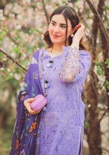 MUSHQ - 3PC LAWN EMBROIDERED LA-100