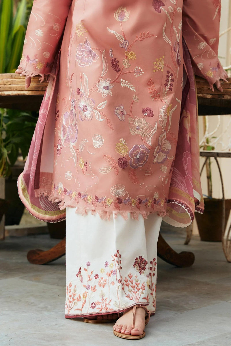 ZARA SHAH JAHAN - 3PC LAWN EMBROIDERED LA-56