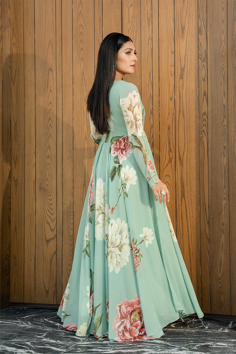 LULUSAR - 2PC DIGITAL SILK PRINTED LA-86