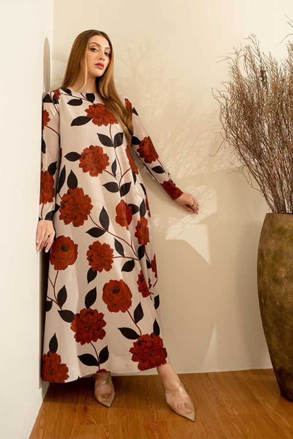 LULUSAR - 2PC DIGITAL SILK PRINTED LA-88