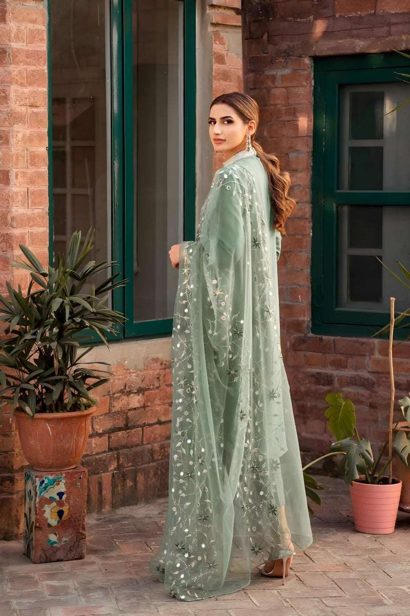 NATASHA KAMAL - 3PC LAWN SEQUENCE EMBROIDERED LA-13