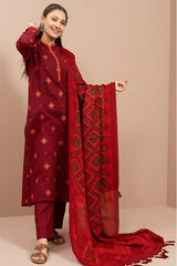 KAYSERIA - 3PC DHANAK EMBROIDERED LA-68