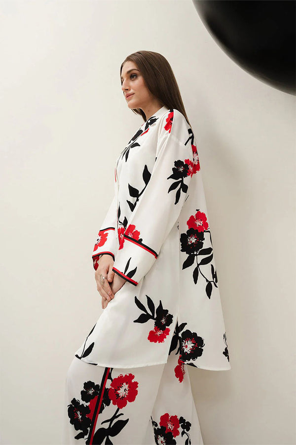 LULUSAR - 2PC DIGITAL SILK PRINTED LA-65
