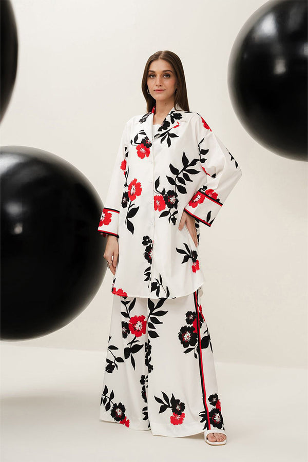 LULUSAR - 2PC DIGITAL SILK PRINTED LA-65