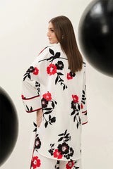 LULUSAR - 2PC DIGITAL SILK PRINTED LA-65