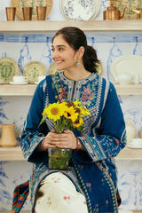 ZARA SHAH JAHAN - 3PC LAWN EMBROIDERED LA-131