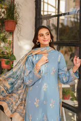 PANACHE - 3PC LAWN EMBROIDERED  LA-54